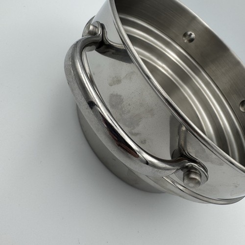 Stainless Steel Steamer Strainer Insert Colander Pasta Pot 8" Handles - Picture 8 of 9
