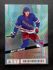 MATT REMPE RC 2024-25 UPPER DECK CREDENTIALS NHL HOCKEY NO 128 /368/999    91453