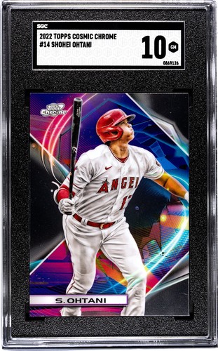 2022 Topps Cosmic Chrome #14 Shohei Ohtani SGC 10 GEM MINT