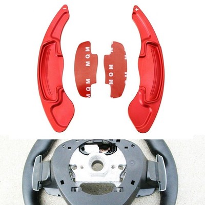 Red Aluminum Steering Wheel Paddle Shifter Extension For Honda Accord Civic Cr-v
