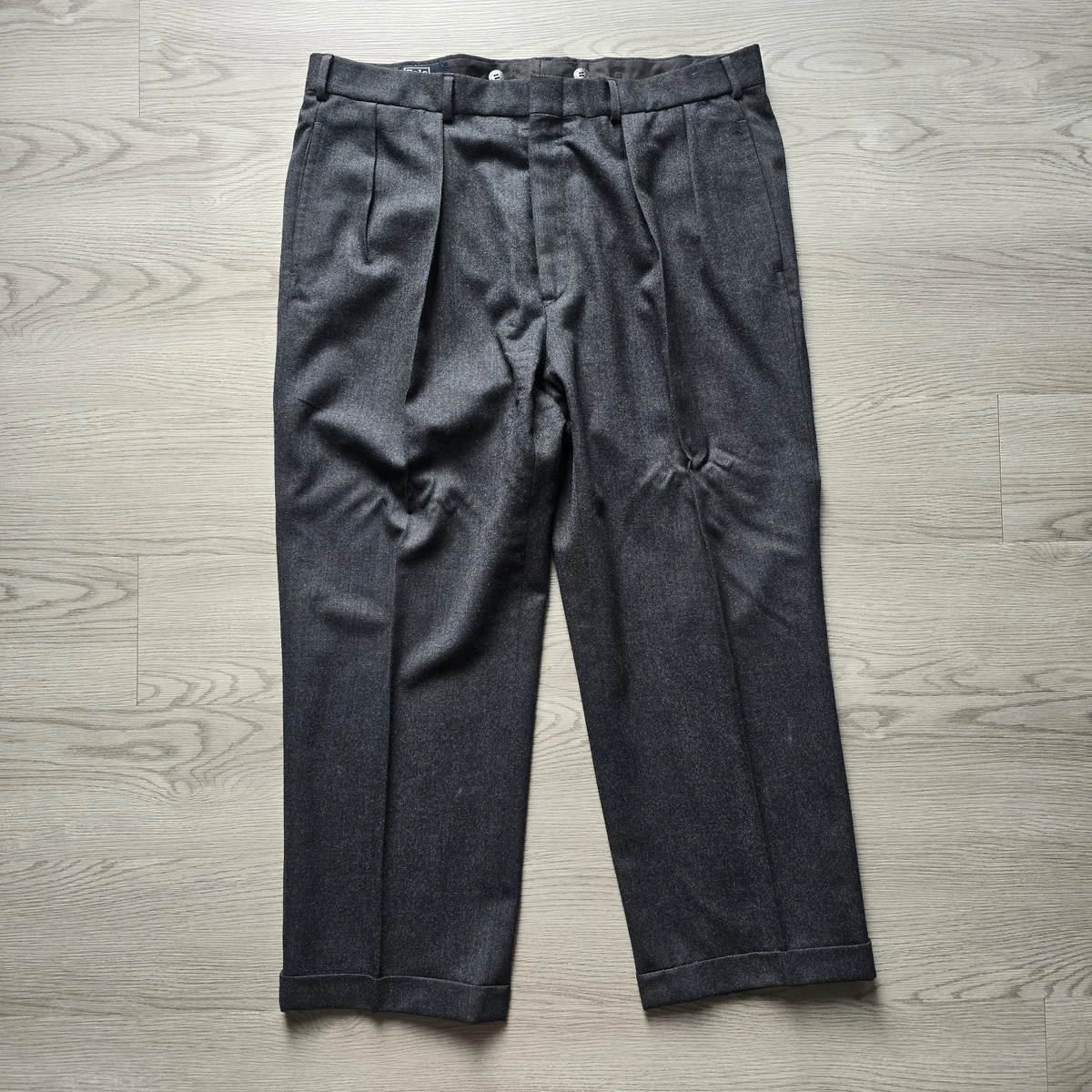 極太 90s Polo by RalphLauren wool slacks Polo Ralph Lauren Wool Pants for Men for sale - eBay