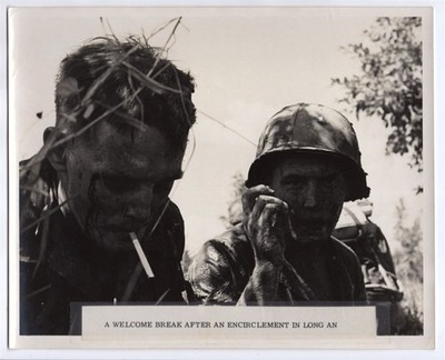 1960s Welcome Break After Encirclement in Long An Vietnam Original News Photo