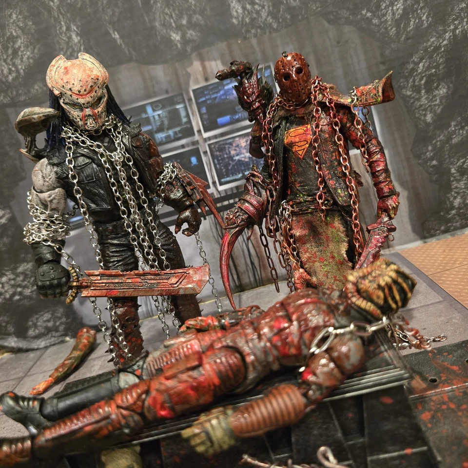 NECA Friday The 13th Jason Voorhees Predator V Aliens Colonial Marines Dutch - Image 2 of 4