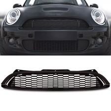 K&uuml;hlergrill Hochglanz schwarz f&uuml;r Mini R55 R56 R57 R58 R59 2007-2015 Werkstatt