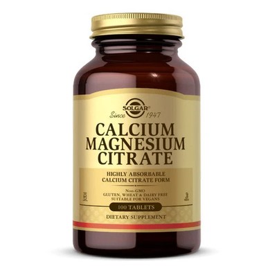 Calcium Magnesium Citrate 100 Tabs  by Solgar