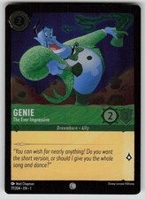 Genie - The Ever Impressive Cold Foil Common The First Chapter 77/204 Lorcana NM