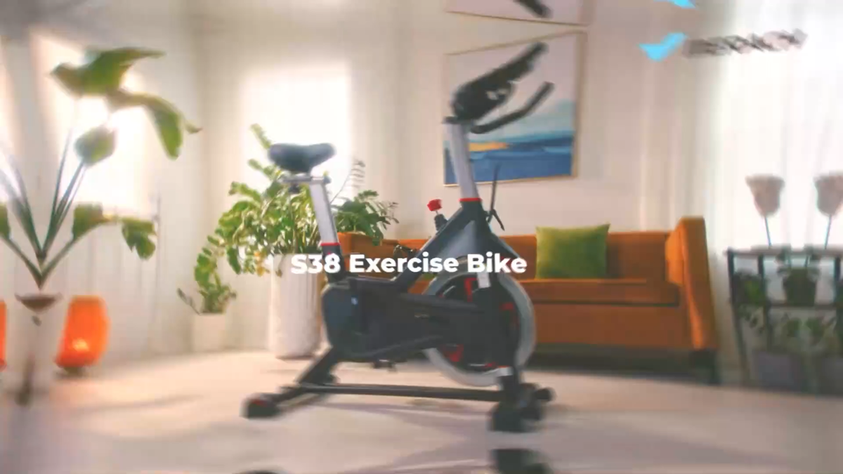 MERACH S38 Indoor Magnetic Stationary Exercise Bike with Exclusive
