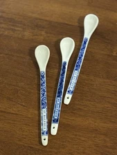 Vintage St. Dalfour Porcelain Condiment Parfait Jam Jelly Spoon