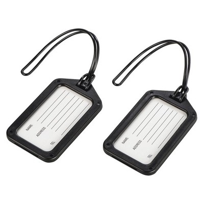 2x Hama Gepäckanhänger Kofferanhänger Namensschild f. Reise Urlaub Koffer Tasche