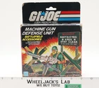 Machine Gun Defense Unit 100% Complete W/Box GI Joe 1984 Hasbro Action Figure