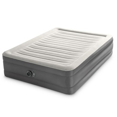 Intex Air Mattress Inflatable QUEEN Raised TruAire 18'' with Internal 120V Pump