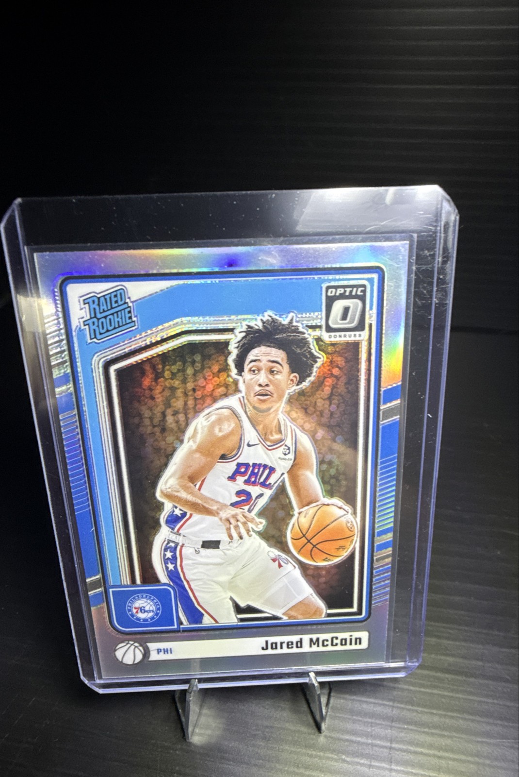 2024-25 Panini Donruss Optic - Rated Rookie Jared McCain #270 Holo Prizm (RC)
