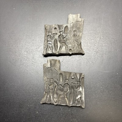 1930's Rapaport Brothers Junior Caster 3 Marching Band Lead Toy Figure Mold