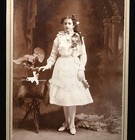 1910 ST. LOUIS MISSOURI THEODORE SETZER STUDIO CONFIRMATION PHOTO PAPER HAND FAN — photo 3