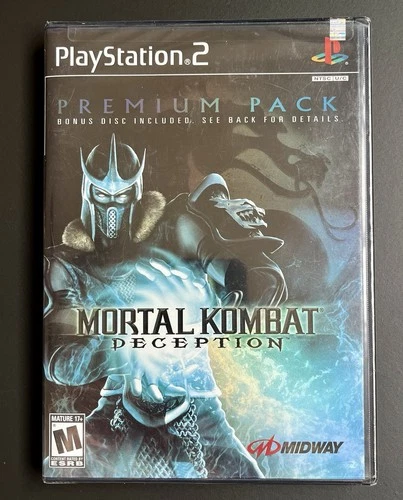 Mortal Kombat: Deception SUB ZERO BONUS DISC + CARD ONLY! PS2 (SEALED) READ DESC