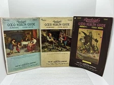 Set Of 3 Vintage Rawleigh’s Good Health Guides Almanac Cookbooks 1937/1938/1941