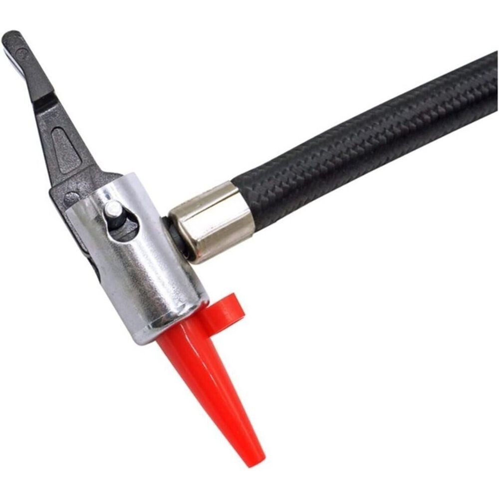 MINI COMPRESSORE PORTATILE AUTO MOTO BICI CANOTTI PALLONE 12V 220V ACCENDISIGARI - Miniatura 5