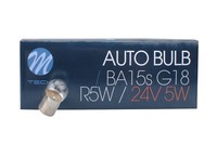 100X M-Tech GlüHlampe GlüHbirne Lampe Kugellampe 24V 5W R5W Ba15S M930H