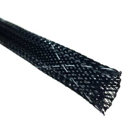PET High Flame Retardant Expandable Braided Sleeving - Size Options - Lot