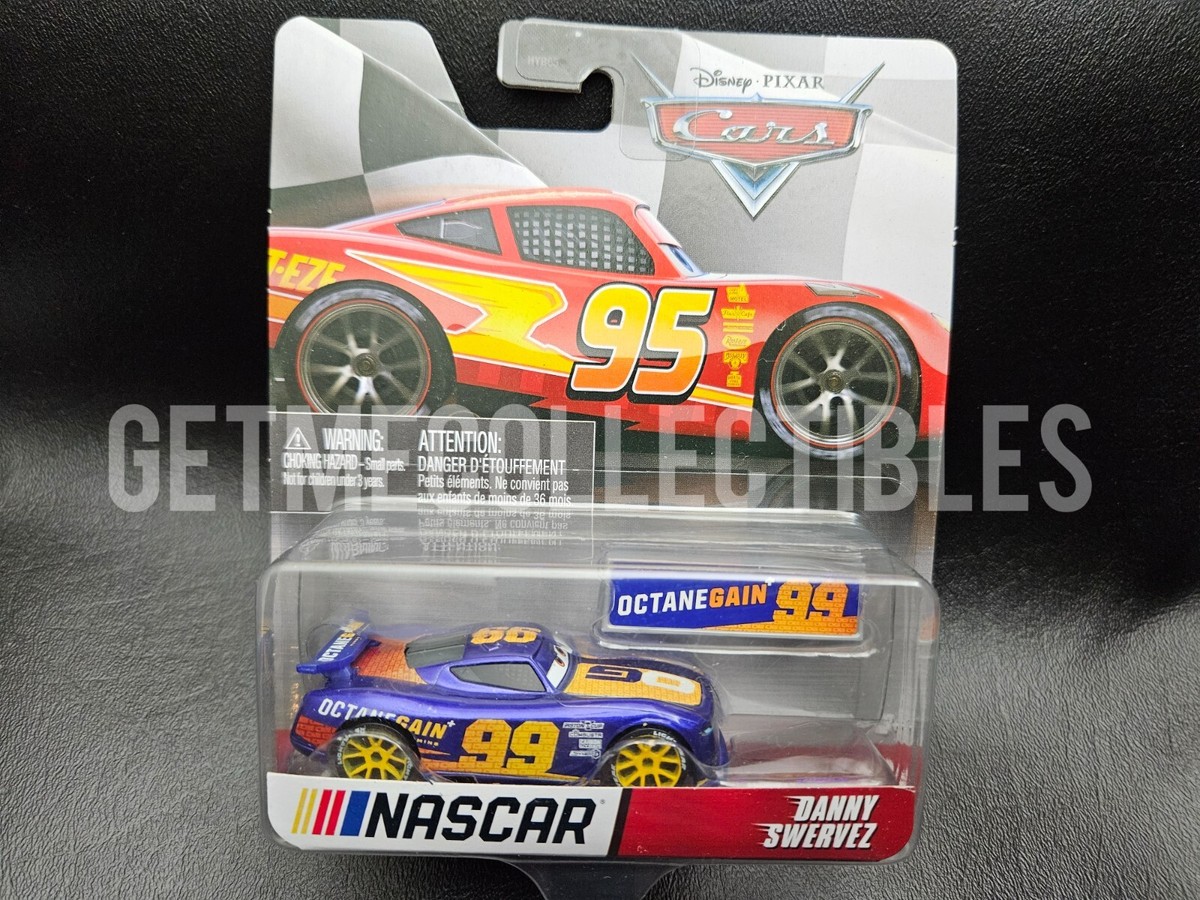 DISNEY PIXAR CARS NASCAR SERIES DANNY SWERVEZ OCTANE GAIN METAL