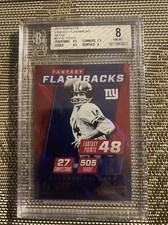 2017 PANINI ABSOLUTE Y. A. TITTLE FANTASY FLASHBACK RETAIL BGS 8 NM-MT NY GIANTS