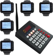Wireless Cue Calling System Pager - Take A Number System Waiting Number System