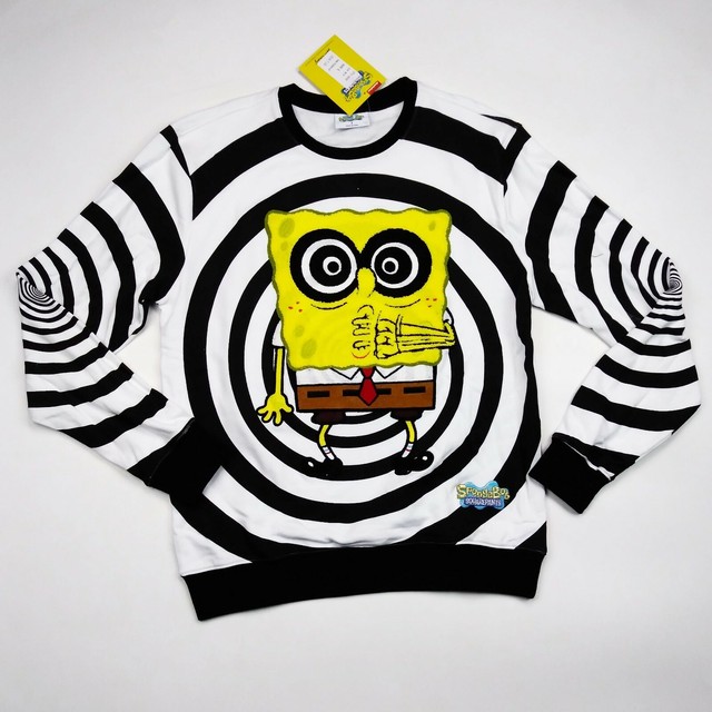 Spongebob squarepants mens 100%AUTHENTIC pullover crewneck sweater size large | eBay