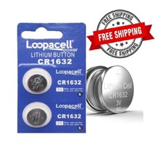 2 Pack CR1632 Lexus GX 460 CT 200h LS Lithium 3v Battery remote car smartkey fob