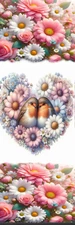 LOVE BIRDS HEART , FAIRY , FLOWERS, BIRDS,DOGS,CAT,FAIRIES-UNIQUE BOOKMARKS #AA