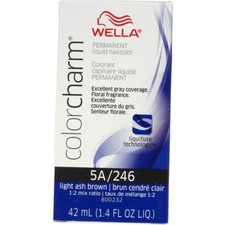 Wella Color Charm Liquid 1.42oz - 246/5A Light Ash Brown -USA BUY/SHIP ONLY