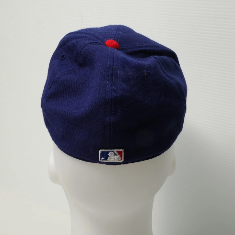 Vintage Chicago Cubs Hat Cap New Era Pro Model 7 1/8 Wool MLB Diamond Collection - Image 3 of 4