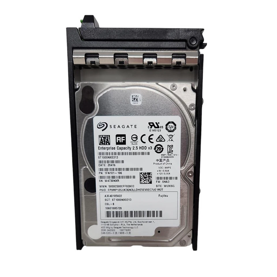 Fujitsu 2.5" HDD Hard Drive 1TB SATA 6Gb/s Serial ATA III S26361-F3907-L100 - Image 3 of 3