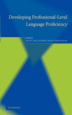 Developing Professional-Level Language Proficien, , Very Good