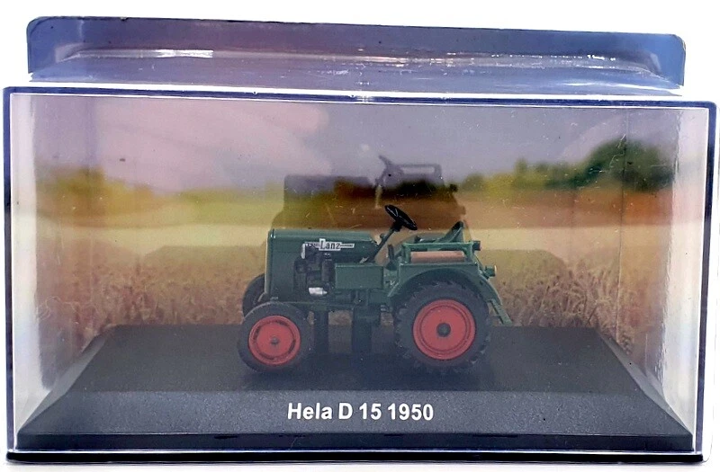 Hachette 1/43 Scale Model Tractor HL17 - 1950 Lanz Hela D15 Green - Image 3 of 4