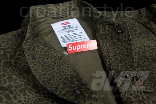 SS12 SUPREME FIELD JACKET GREEN CAMO SIZE M MEDIUM 2012 - Picture 3 of 3