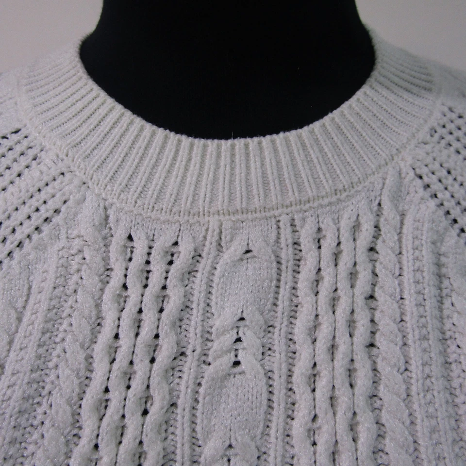 Jersey George Mujer Cuello Redondo Crema Pecho 38/40 Reino Unido Talla 10/12 REF (Y01049) Foto 3 de 4