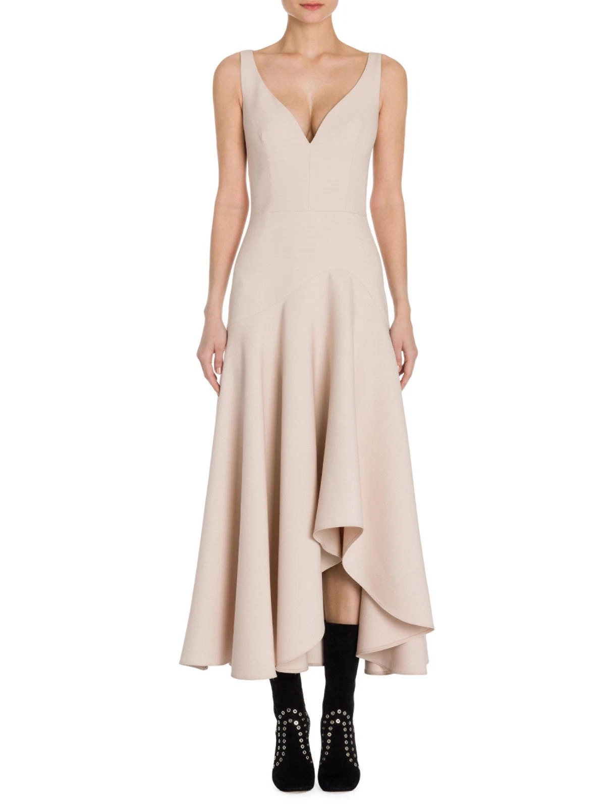 Alexander McQueen — NWT Alexander McQueen Colorblock Drape Dress Cocktail Dress Sz 46 US 12 $2545