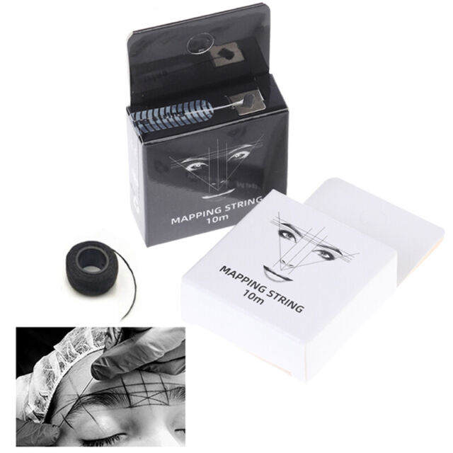 Pre-Inked Brow Mapping Thread Strings Pigment String Tattoo Eyebrow Permane io