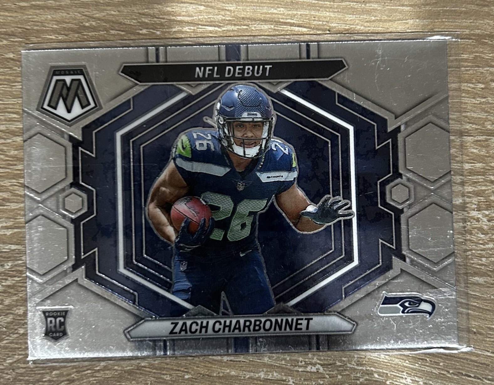 2023 Panini Mosaic Rookie NFL Debut Zach Charbonnet #ND-11 Seattle Seahawks RC