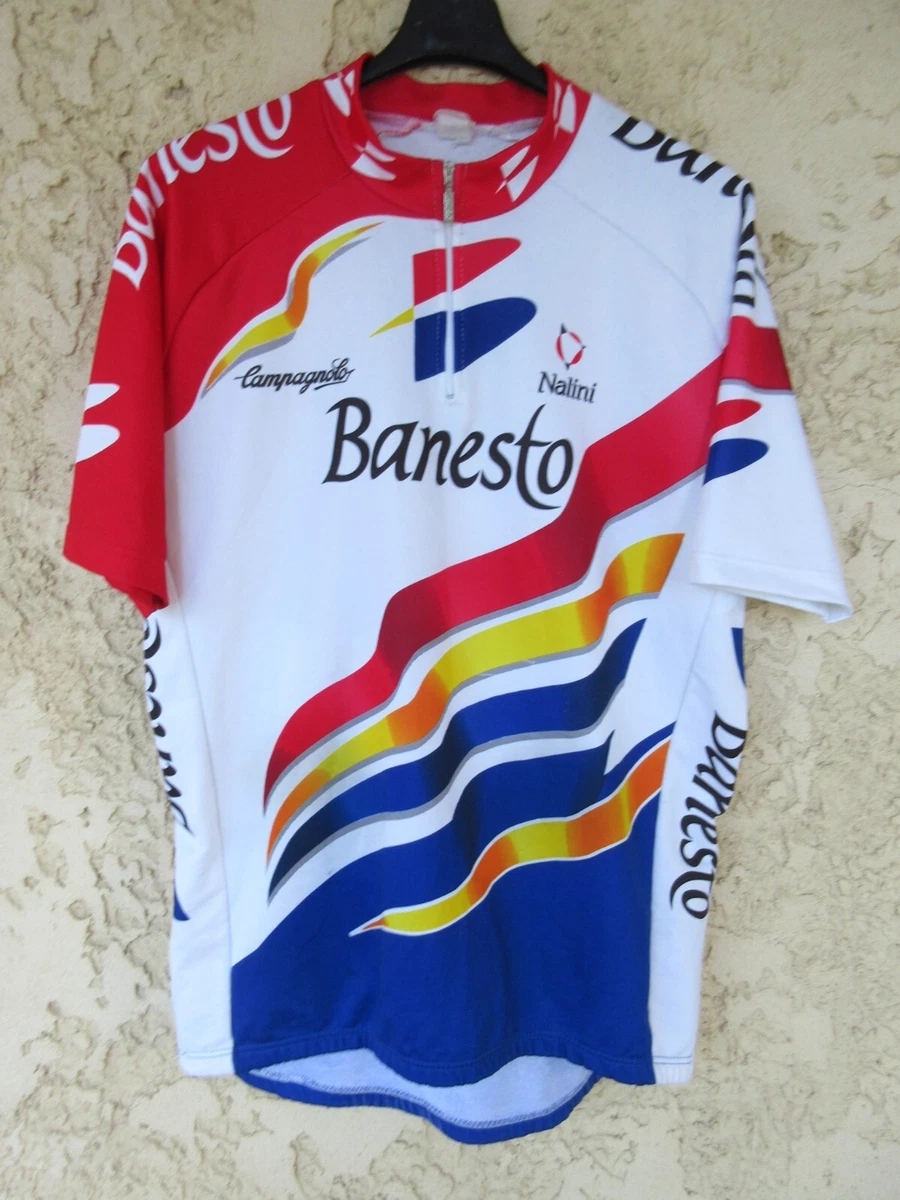 Vintage 90S Banesto Nalini Tracktop Miguel Indurain Tour De