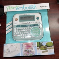 Brother P-Touch Embellish Ribbon & Tape Label Printer Machine New In Box