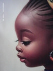 Two New 18 x 18 Throw Pillows Of a Beautiful African Girl In Cultural Attire — photo 2