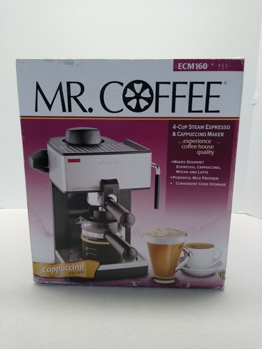 Mr. Coffee ECM160 4 Cups Steam Espresso 