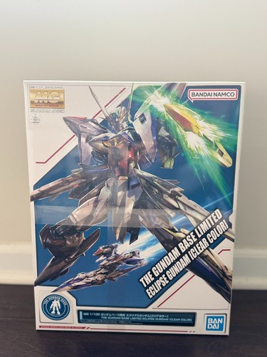 p-Bandai The Gundam Base Limited MG 1/100 - Eclipse Gundam (Clear Color) - Picture 5 of 14