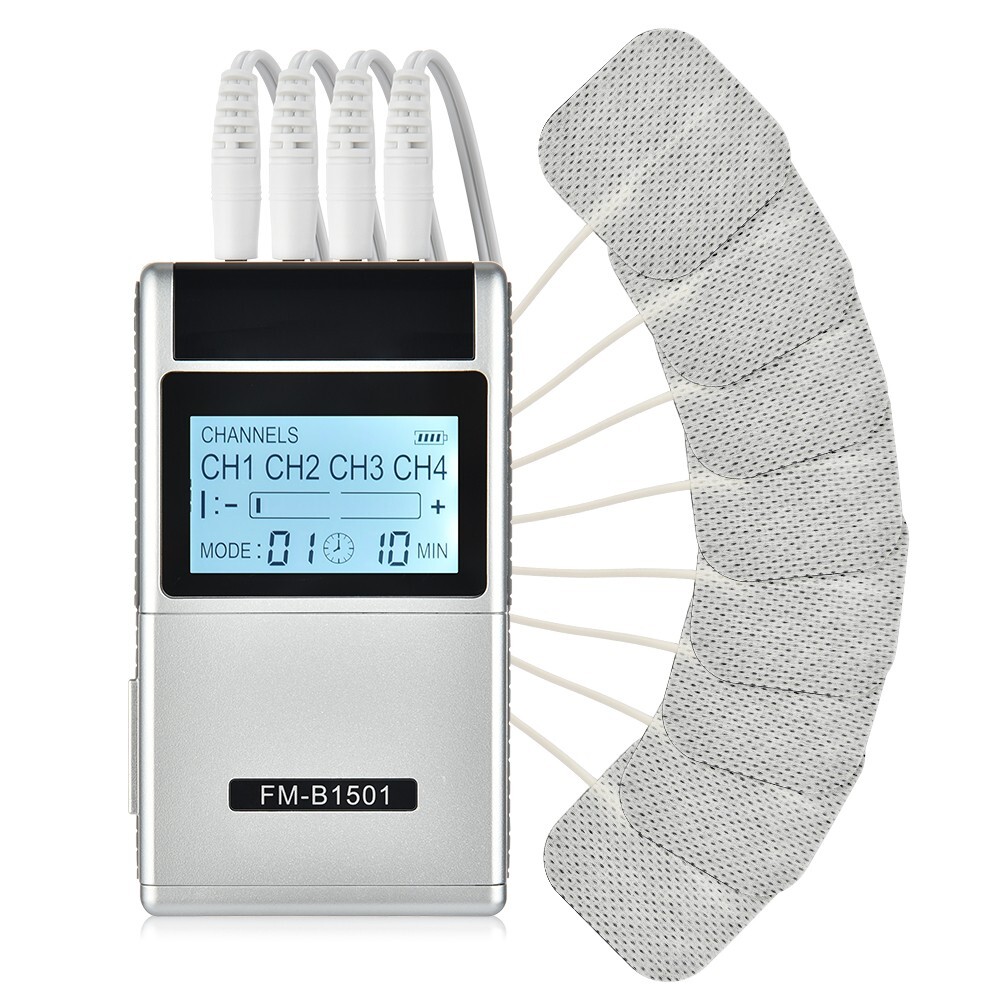 Électrostimulateur EMS et TENS portable à 15 modes pour massage et kiné