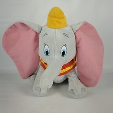 DISNEY KHOLS CARES Dumbo Elephant Stuffed Animal Grey 10" Tall PLUSH TOY