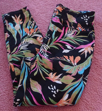 Women's Floral Terra  Sky Mid-Rise Skinny Jeggings Size 1X 16W-18W 
