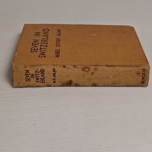 Seven in Switzerland Mabel Esther Allan HC Vintage Fiction Book Illustrated - Picture 12 of 15
