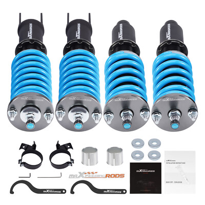 MaXpeedingrods T6 Adjustable Coilover 24 Way Damping Kit For Honda Civic 92-00