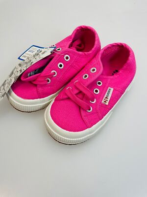 Superga Kids 2750 JCOT Classic Toddler Size 8 Pink